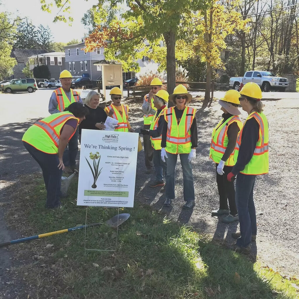 Fall Clean-Up and Daffodil Planting in High Falls