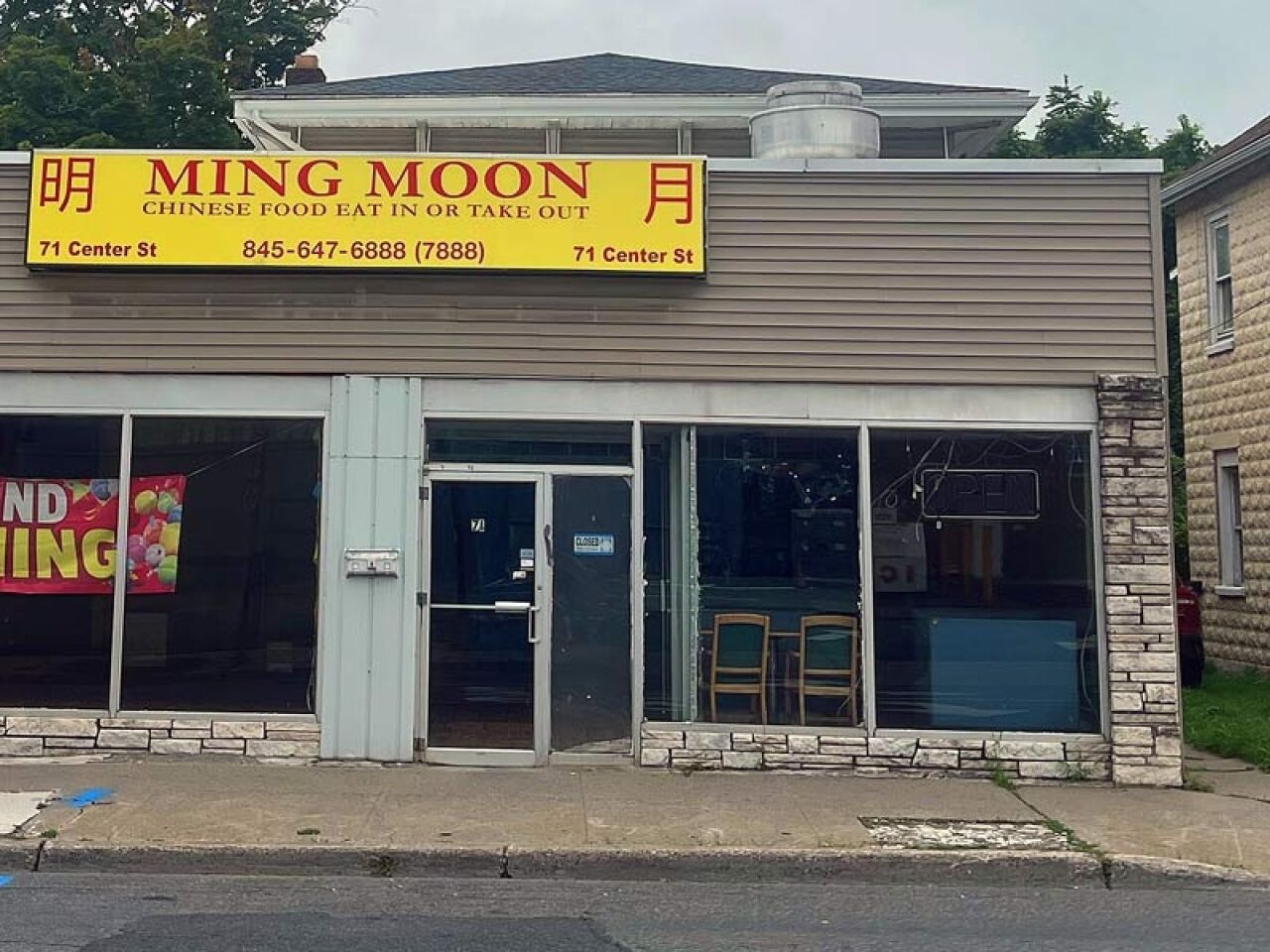 Ming Moon’s Future Uncertain  as Center Street Property Hits Market
